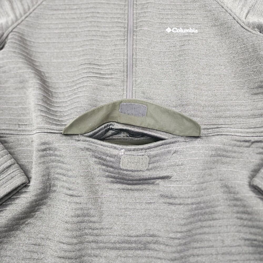 Columbia Jacket Womens Small Green Park Range Pullover 1/2 Zip Omni-Wick Hiking - Picture 11 of 16